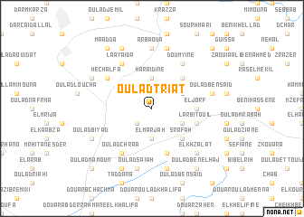 map of Oulad Triat