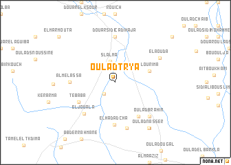 map of Oulad Trya