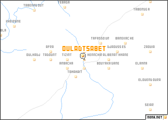 map of Oulad Tsabet