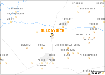 map of Oulad Yaïch