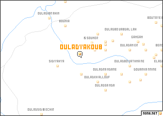 map of Oulad Yakoub