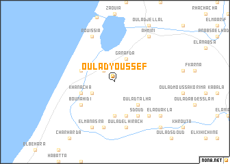 map of Oulad Youssef