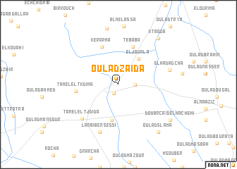 map of Oulad Zaïda