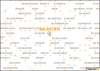 map of Oulad Zari