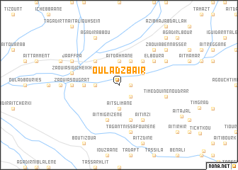 map of Oulad Zbaïr