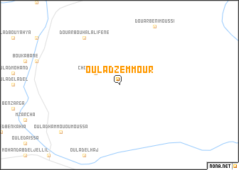 map of Oulad Zemmour
