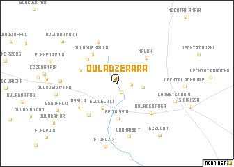 map of Oulad Zerara