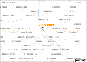 map of Oulad Zerari