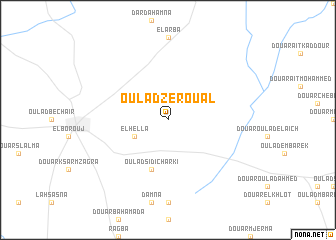 map of Oulad Zeroual