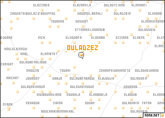 map of Oulad Zez