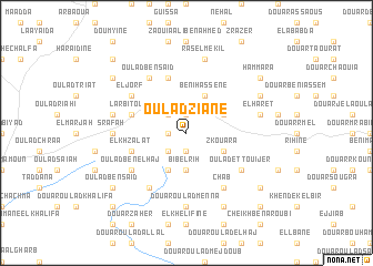 map of Oulad Ziane