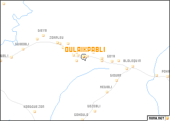 map of Oulaikpabli