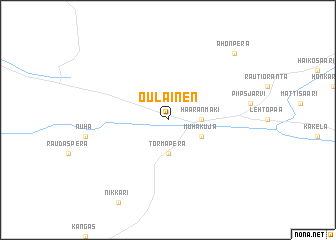 map of Oulainen