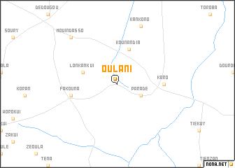 map of Oulani