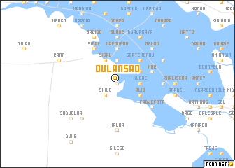 map of Oulan Sao