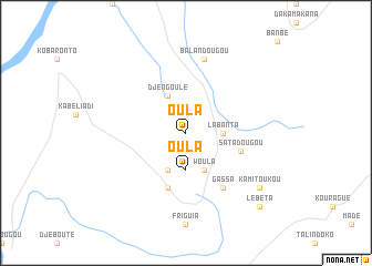 map of Oula