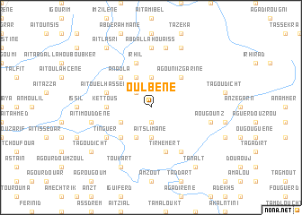 map of Oulbene
