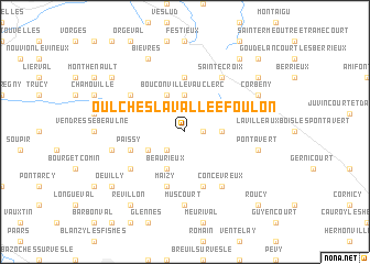 map of Oulches-la-Vallée-Foulon