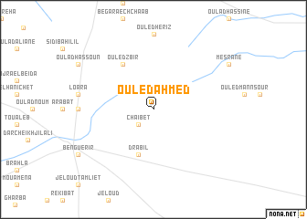 map of Ouled Ahmed