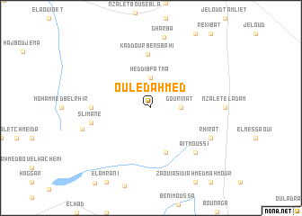 map of Ouled Ahmed