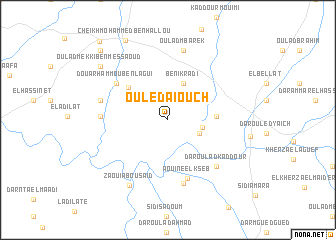 map of Ouled Aïouch