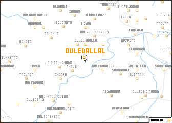 map of Ouled Allal