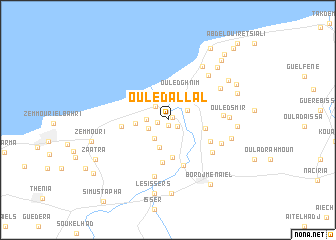 map of Ouled Allal