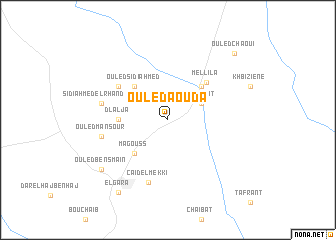 map of Ouled Aouda