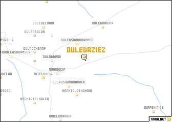 map of Ouled Aziez