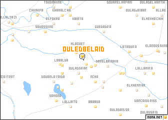 map of Ouled Belaïd