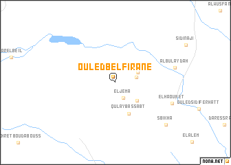 map of Ouled Bel Firane