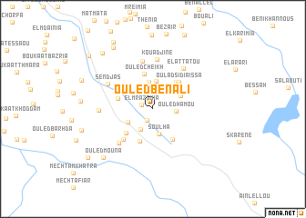 map of Ouled Ben Ali