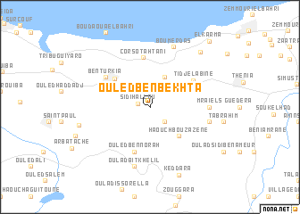 map of Ouled Ben Bekhta