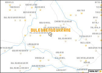 map of Ouled Ben Doukrane