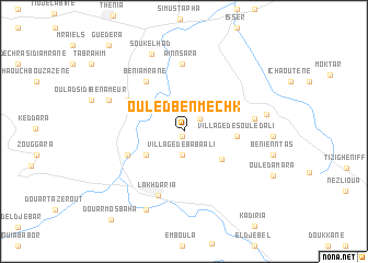 map of Ouled Ben Mechk