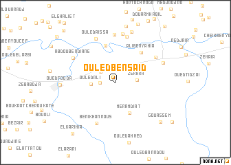 map of Ouled Ben Saïd