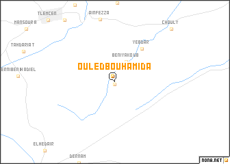 map of Ouled Bou Hamida