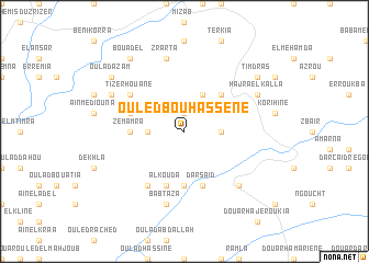 map of Ouled Bou Hassene