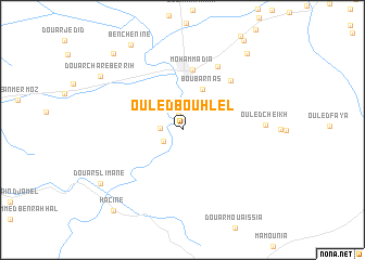 map of Ouled Bouhlel