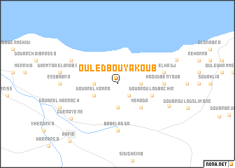 map of Ouled Bouyaʼkoûb