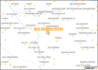 map of Ouled Bouzekri