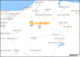 map of Ouled Brahim