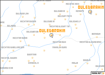 map of Ouled Brahim