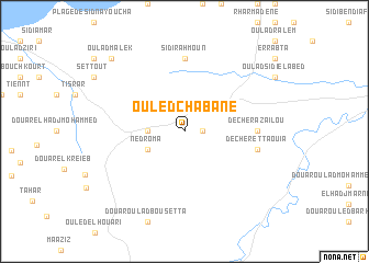 map of Ouled Chabane