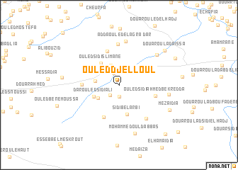 map of Ouled Djelloul