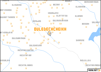 map of Ouled ech Cheikh