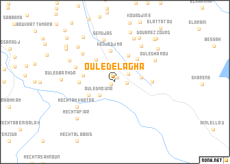 map of Ouled el Agha