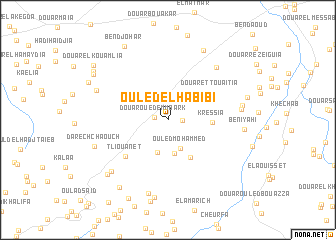 map of Ouled el Habibi