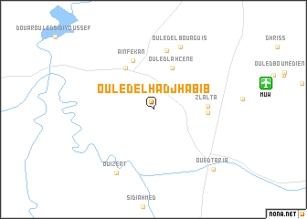 map of Ouled el Hadj Habib