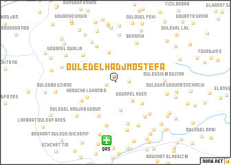 map of Ouled el Hadj Mostefa